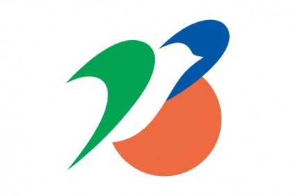 Bandeira da arte de grampo de niigata tsubame