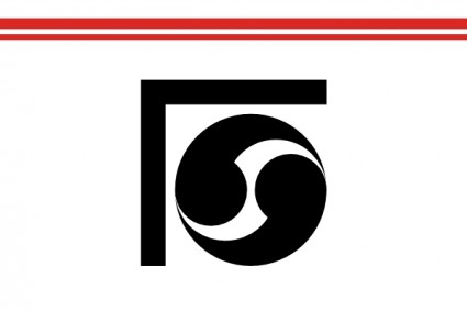 Bandera de tsuwano shimane clip art