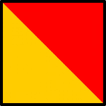 Fahne symbol nautische ClipArt