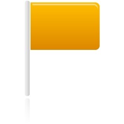 Flaga żółty