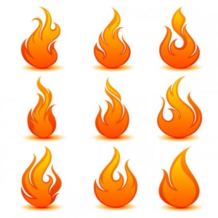 Flame Icon Vector