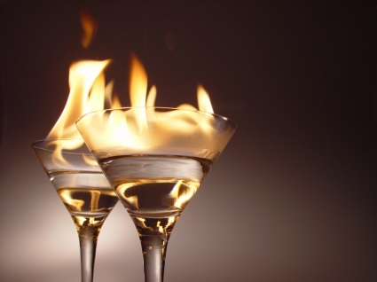 Flaming Cocktails Wallpaper Miscellaneous Other