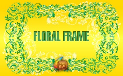 cadre floral frontière
