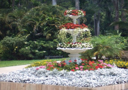 kwiatowy fontanna
