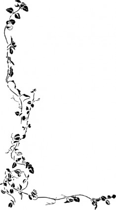 clip art de guirnalda de flores