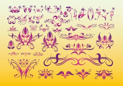 art de tatouage floral