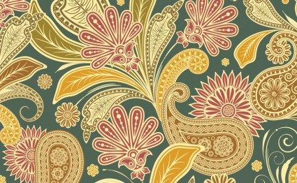 motif vintage floral
