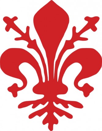 Bandera de Florencia clip art
