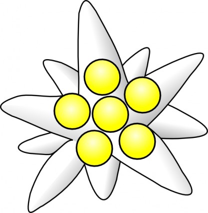 círculos de flor clip-art