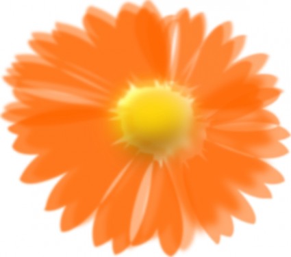 Blume eingefärbt ClipArt