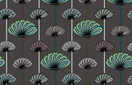 꽃 벽지 패턴