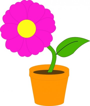 Flowerandpot-ClipArt