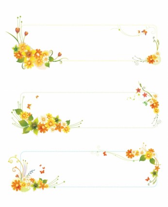 Blumen-Banner