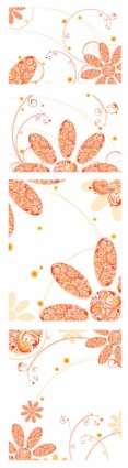 fleurs composées de vector pattern