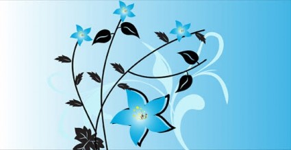 Blumen kostenloses Vektor-Hintergrund