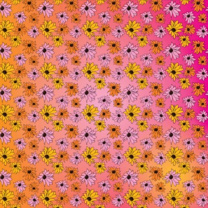 vector de patrón de flores