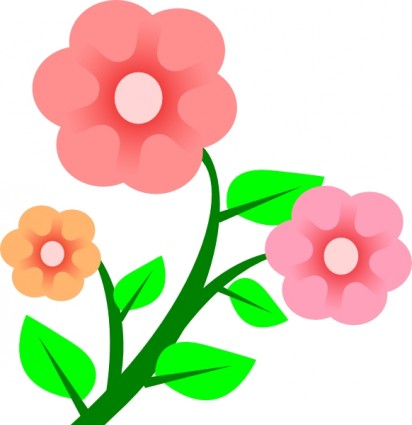flores rosas clip art