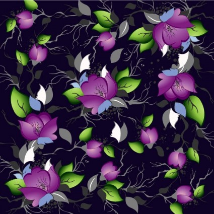 Flowers Shading Vector