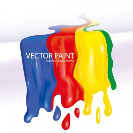 fluyendo vector de pintura