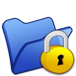 Folder Blue Locked