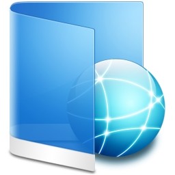 Folder Blue Network