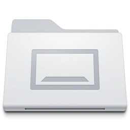 desktop folder putih