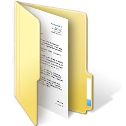 folder dokumen terbuka