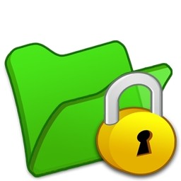 Folder Green Locked