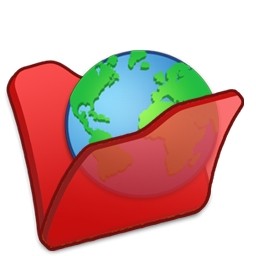Folder Red Internet