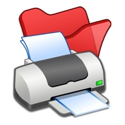 folder merah printer
