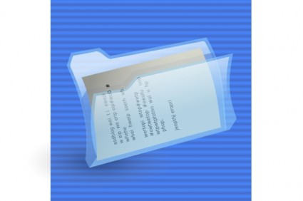 Ordner mit Datei-Symbol ClipArt