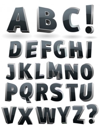 フォント デザイン シリーズのベクトル