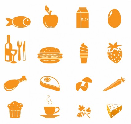 ícones de comida