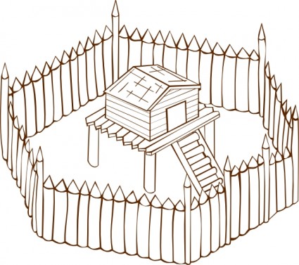 clipart fort