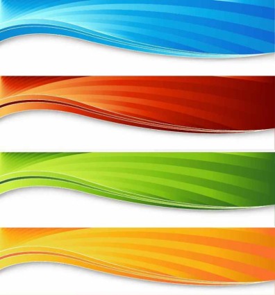 sfondo di quattro striscioni colorati