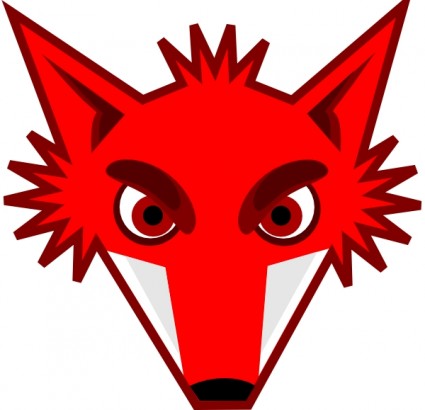 Fox cabeza clip art