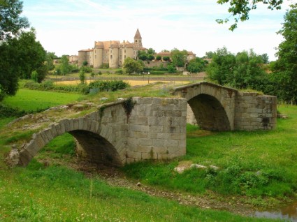 Frankreich-Schlossbrücke