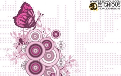 Kostenlose Schmetterling-Vektor-illustration