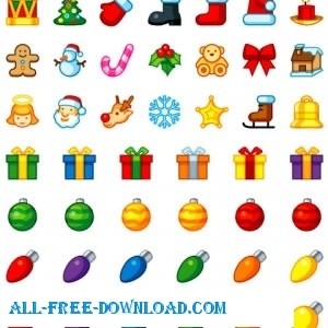 Weihnachts-Icons kostenlos