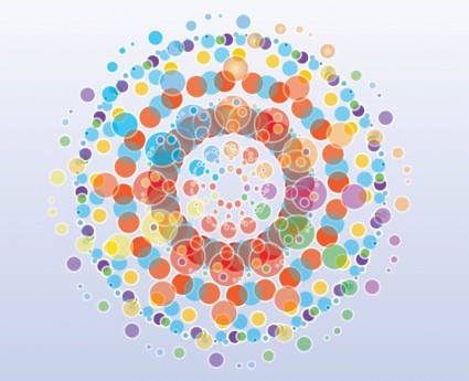 arrière-plan gratuit cercles colorés