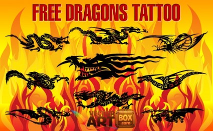 tatuaje de dragones gratis