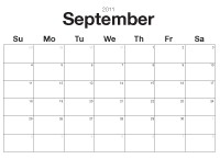 Kostenlose volle Vector-Kalender