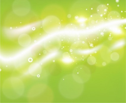 無料グリーン ボケ味光の抽象的な背景のベクトル図