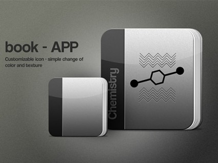Kostenlose Psd-Buch-app-Symbol