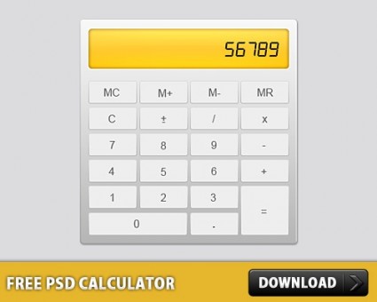 file psd di psd gratis calcolatrice