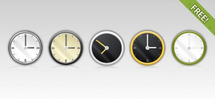 Free psd clock ikon