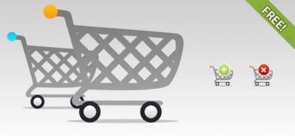 free shopping cart iconos