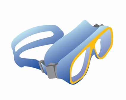 gratuite natation lunettes vector