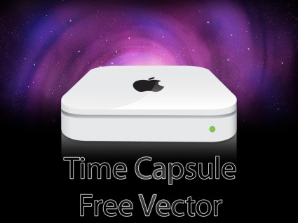 vektor gratis kapsul waktu