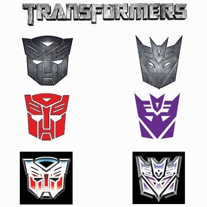 vetor de logotipo grátis transformers